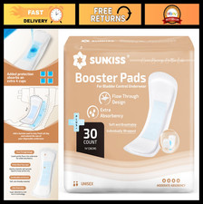 Super Soft Booster Pads for Adult Diapers 14" - 30 Count, Extra Absorbent, Odor