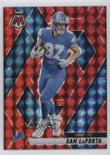 2025 Panini Mosaic Red Mosaic Prizm Sam LaPorta #63 5y7