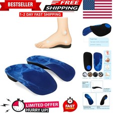 Plantar Fasciitis High Arch Support Insoles for Men Women, Arch Support Inserts