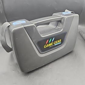 Sega Game Gear System Carry-All Hard Carrying Case Asciiware With Strap