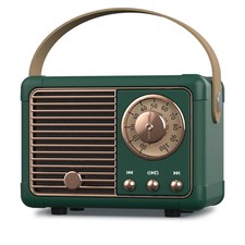 PRUNUS J999 Retro Bluetooth Speaker,Vintage Decor Mini Wireless Speaker