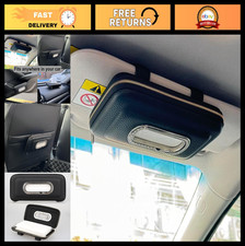 Premium Leather Car Tissue Holder Mask Dispenser, Sun Visor Napkin Organizer