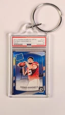 2017 Panini Donruss Optic Patrick Mahomes Rated Rookie Holo PSA 10 Keychain!