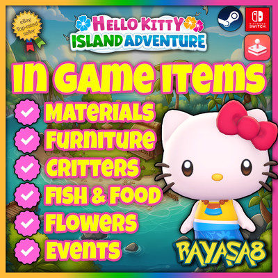 Hello Kitty Island Adventure Ultimate Bundle   Je 99x Arcade | Switch |...