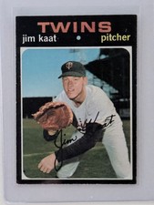 1971 Topps Baseball #245 Jim Kaat Minnesota Twins - NM