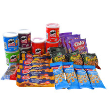 Snack Box XXL Süß & Salzig  Geschenkset mit Chips, Nüssen & Popcorn  1106g
