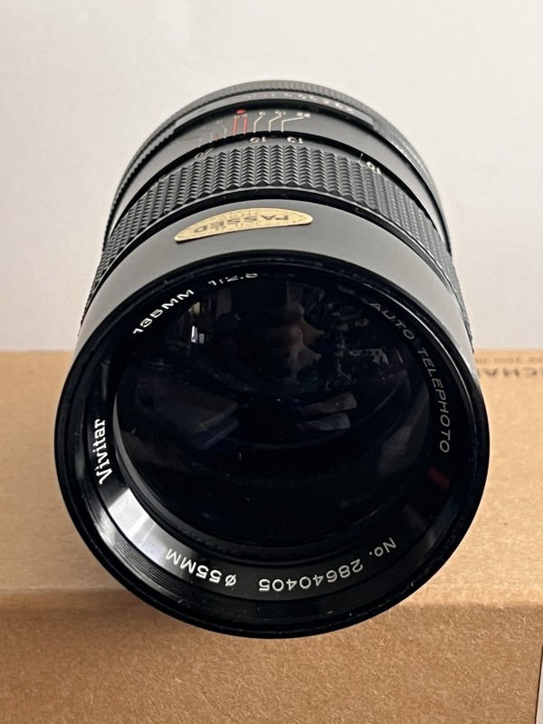 Vivitar Auto 135mm f2.8 Telephoto Lens Manual Focus Canon FD Mount for AE-1, F-1