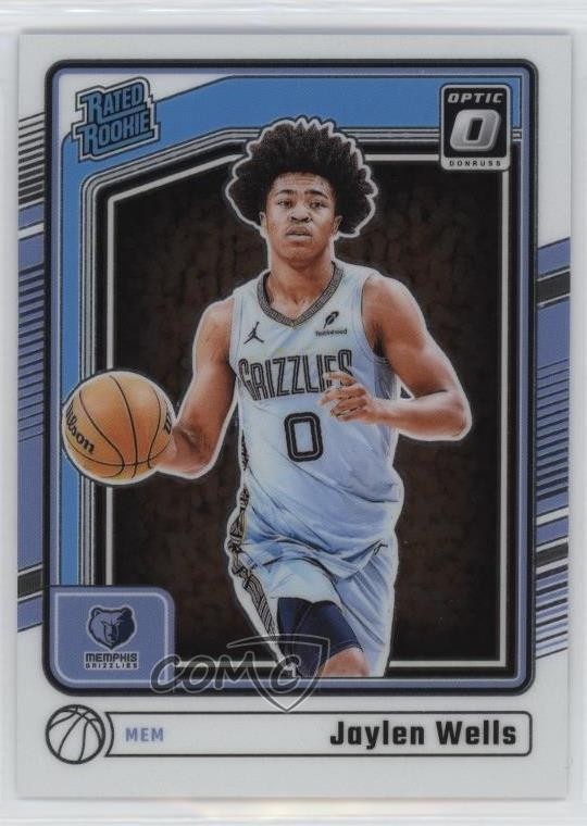 2024-25 Panini Donruss Optic Rated Rookie Jaylen Wells #252 0jn9