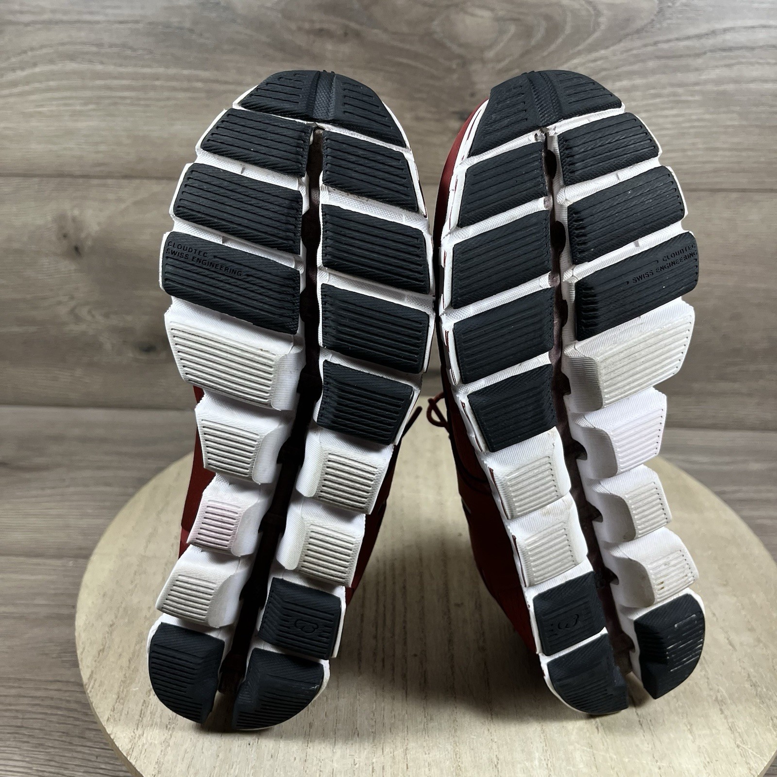 ON Cloud 5 Running Shoes Ruby Red White Womens Si… - image 10