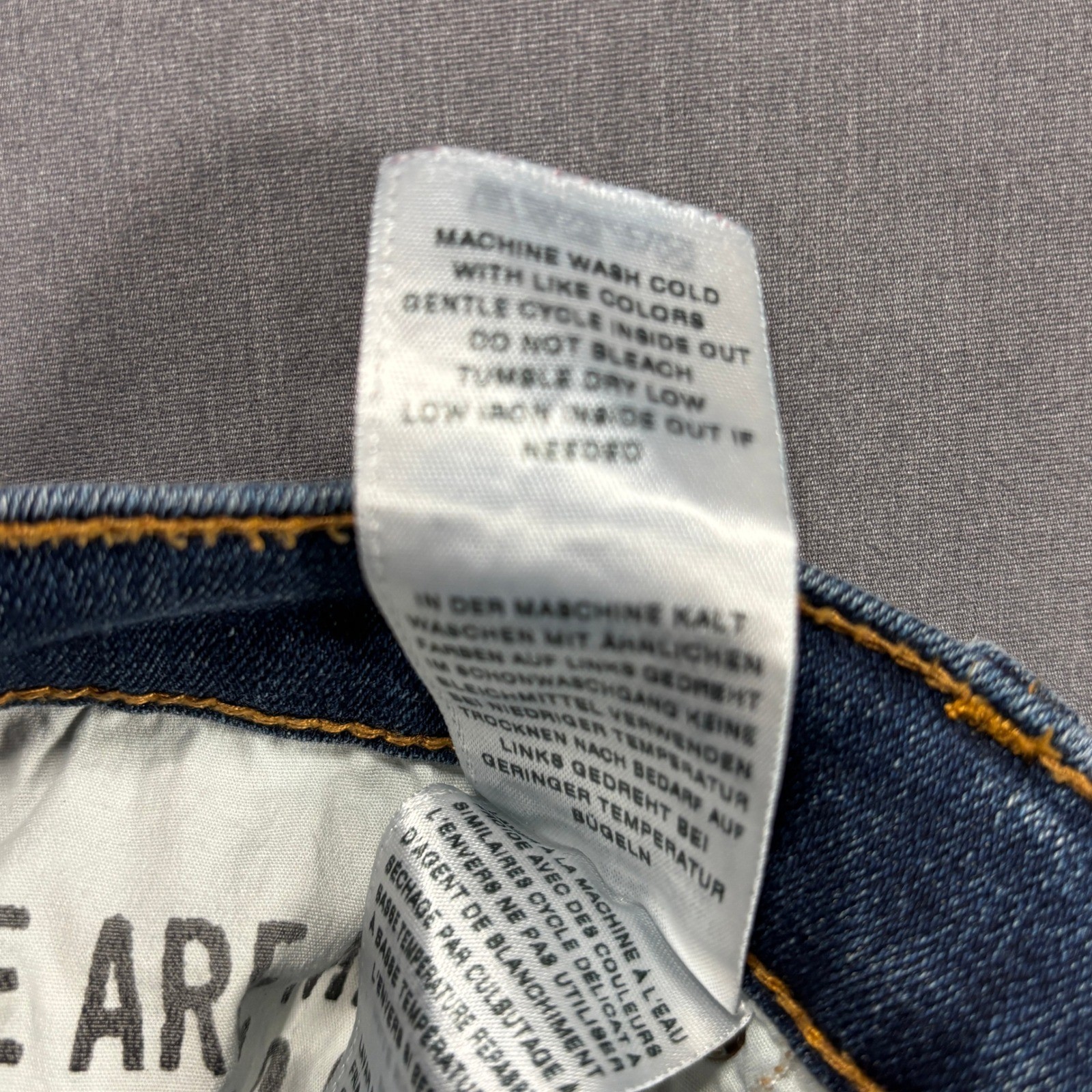 True Religion Halle Mid Rise Super Skinny Jeans Dark Wash Size 33 thumbnail 7