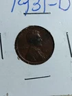 1931-D Denver Mint Copper Lincoln Wheat Cent Penny Semi-key Item A16Q4