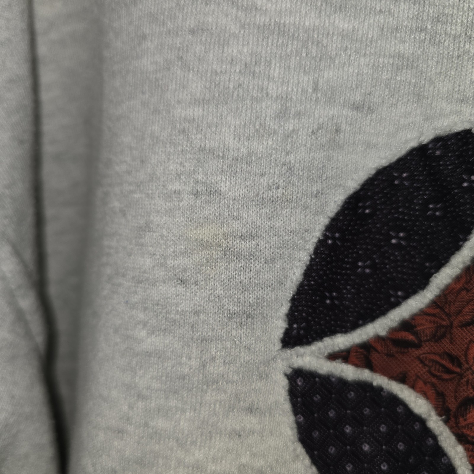 Handmade Patchwork Art Geometric Upcycled Appliqu… - image 5