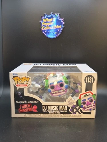 Funko Pop! Vinyl: Five Nights at Freddy's DJ Music Man #1131 Ships W/ Protector