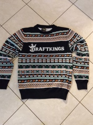 Draft Kings Sweater Mens Womens Unisex Size L Large DraftKings Casino Gambling