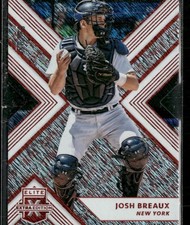 2018 Panini Elite Extra Edition #60 Josh Breaux Status Die Cut Red #/99