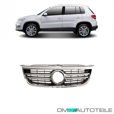 Kühlergrill Kühlergitter Grill schwarz passt für VW Tiguan 5N Baujahr 2007-2011
