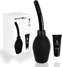 Enema Bulb Kit with Lube Anal Douche Superior Materials Douche for Men Women