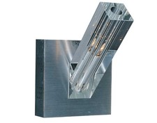 NOS ET2 Alpha-V Wall Lamp Aluminum & Crystal ...