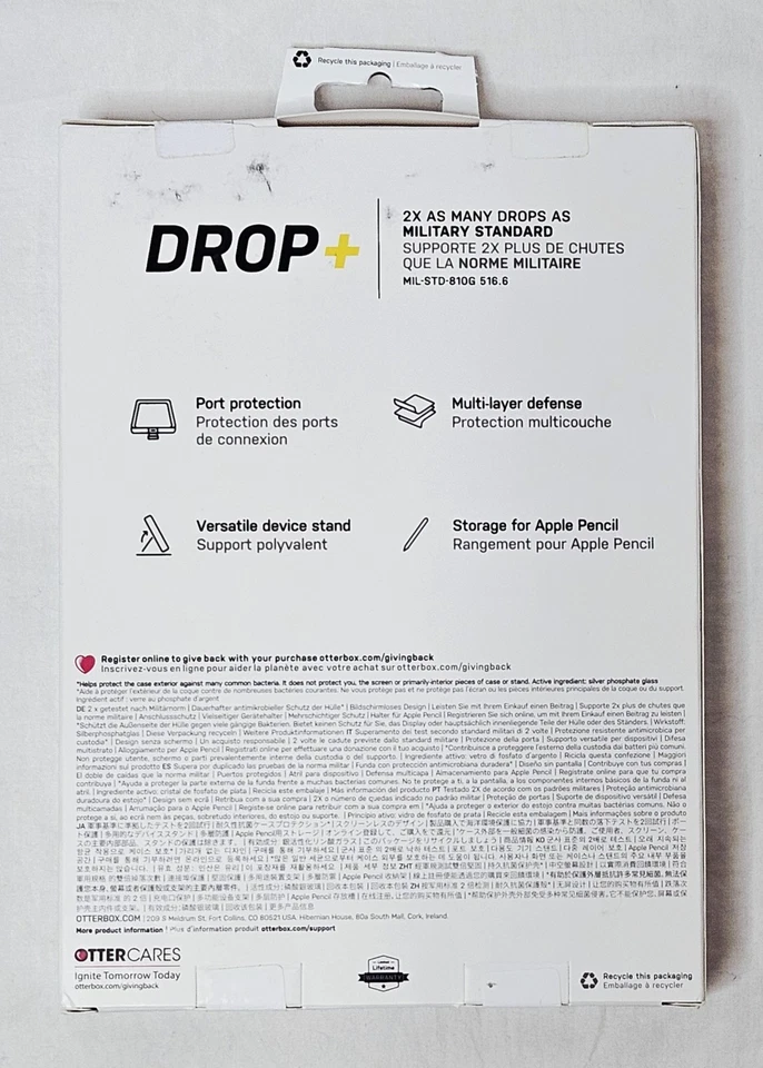 OtterBox iPad Mini (6th Gen) Defender Series Pro Case - Black  Rugged Protection - Image 3 of 3