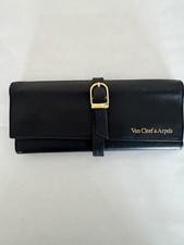 Van Cleef And Arpels  Black Leather Jewelry Roll