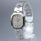 Vintage 1980 Exc+5 Seiko Credor 8420-5010 Grid Dial Octagon Quartz Women's Watch