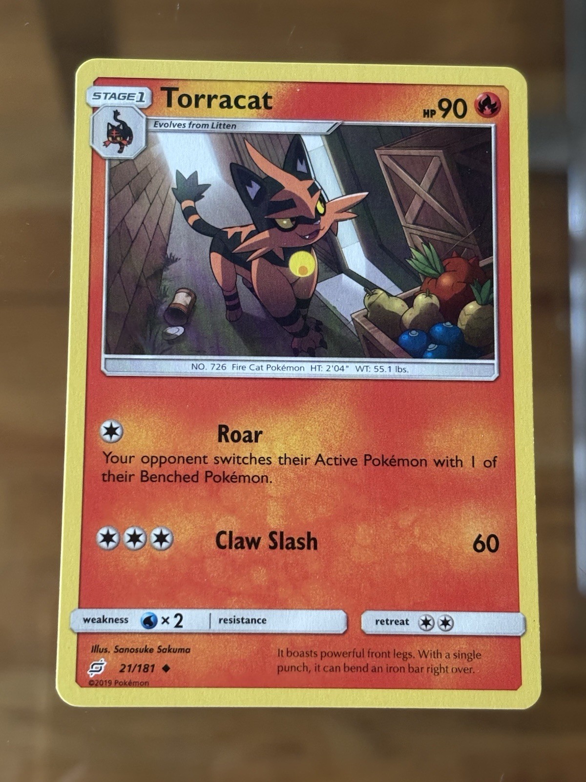 Torracat (21/181) Uncommon - Team Up Pokemon TCG