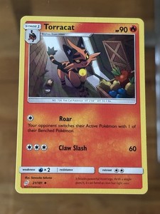 torracat pokemon card value - 031/195 - Silver Tempest Evolves from Litten Type Torracat 25/149 Sun & Moon