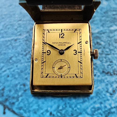 Art Deco 18k Solid Gold Patek Philippe Hand-Winding Men's Watch 18ct - Picture 7 of 14