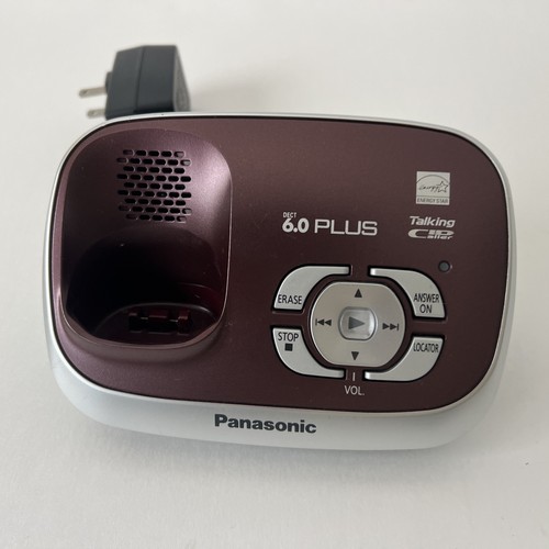 Panasonic KX-TG6521 Phone System Handsets BASE Maroon - Picture 2 of 10