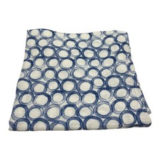 Aden Anais Blue Circle Muslin Swaddle Baby Blanket 100 Cotton
