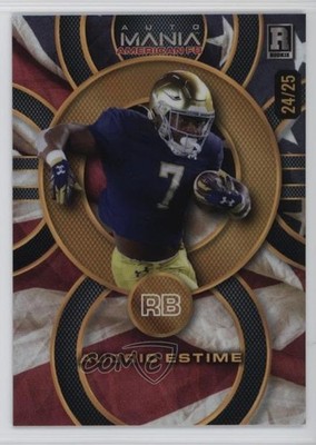 2024 Auto Mania American Football Preview 24/25 Audric Estime Rookie RC 1pi0