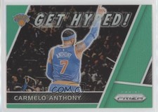 2017-18 Panini Prizm Get Hyped! Green Prizm Carmelo Anthony #GH-CA HOF 00jz