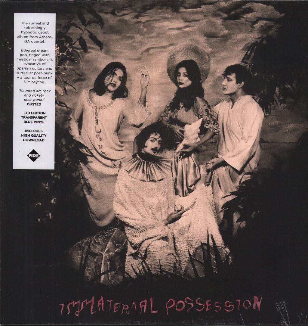 Immaterial Possession Self-Titled LP vinyl Europe Fire 2023 blue vinyl LP still