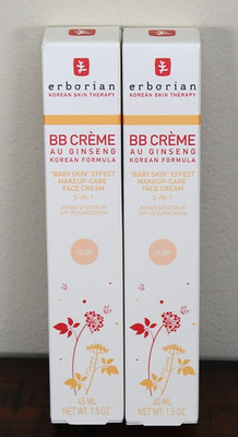 NEW Erborian BB CREME Au Ginseng Clair Baby Skin Effect Face Cream SPF 20