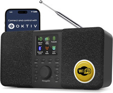 SR20 Internet Radio with WIFI, Portable DAB/DAB+ Radio with Bluetooth Speaker,Po