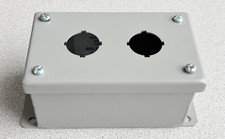 NEW MILBANK PB12S12 2 Hole 30.5mm Pushbutton Enclosure Type 12 4 Steel ANSI 61
