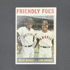 1964 Topps Friendly Foes Willie McCovey / Leon Wagner #41