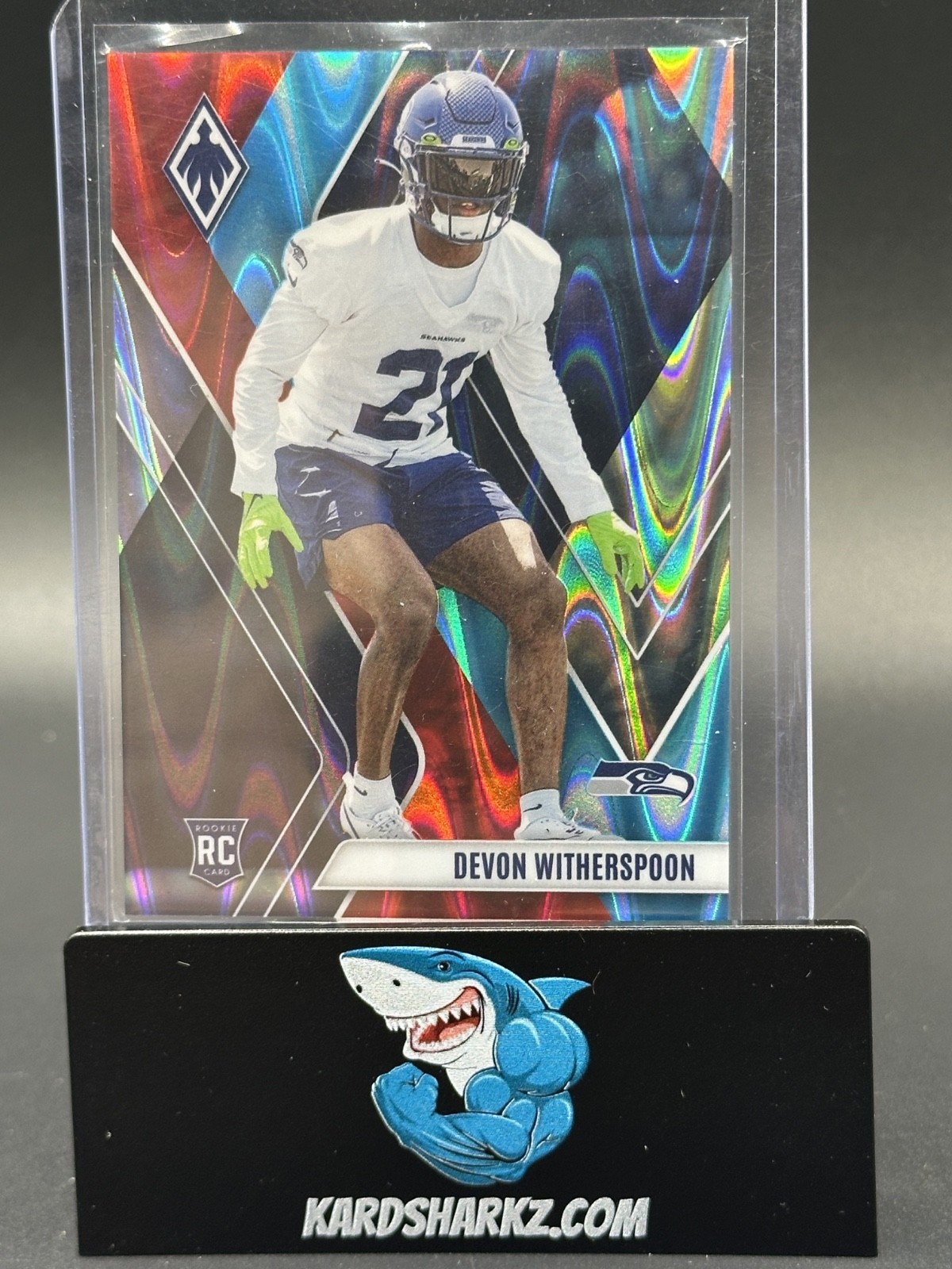2023 Panini Phoenix Devon Witherspoon Fire and Ice Seismic RC /50 #145 Seahawks