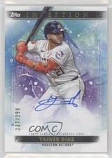 2024 Topps Inception Base Rookie and Emerging Stars 237/299 Yainer Diaz Auto 3hd