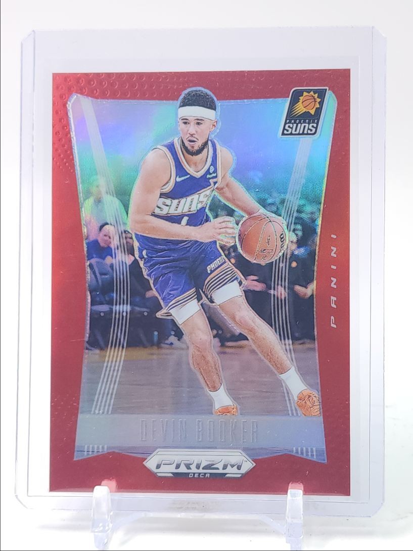 DEVIN BOOKER 2023-24 PRIZM DECA BASKETBALL RED PHOENIX SUNS /199 Q2007