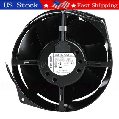 1PCS New Ebmpapst W2S130-AA25-77 110V 50/60HZ 40W Cooling Fan  Fast Ship