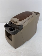 99-07 Ford F-250 Super Duty Excursion Center Console Tan Two Tone Oem Wood Grain 99-07 Ford F-250 Super Duty Excursion Center Console Tan Two Tone Oem Wood Grain