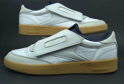 Reebok x nanamica Mens 7.5 Club C Stomper White Grey Sneaker Shoes FU7767