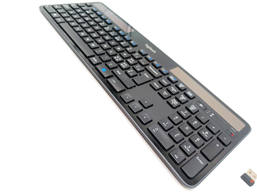 Logitech K750 Kabellose Solar Tastatur für Windows - Schwarz QWERTZ Deutsch - Bild 4 von 4