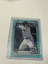 2020 Bowman - Chrome Prospects Evan White #BCP-77 Aqua Shimmer Refractor /125...
