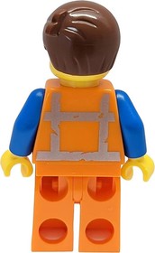 LEGO MOVIE EMMET MINIFIGURE with Angry and Scared Look - New & Authentic!