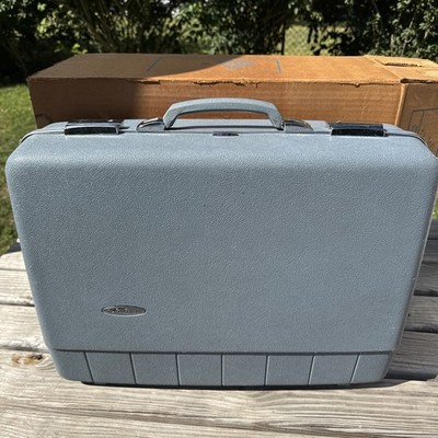 Forecast Luggage Vintage Sears Forecast Luggage 21” Suitcase Blue