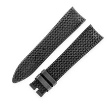 Pièces de montre Chopard CHOPARD bracelet ceinture en caoutchouc noir en caou...