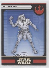 2004 Star Wars Miniatures Stat Cards Legacy of the Force Bothan Spy #01/60 0ad