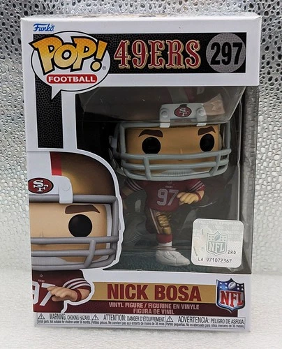NICK BOSA - SAN FRANCISCO 49ERS NFL FOOTBALL FUNKO POP #297 FIGURE